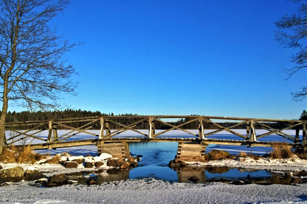 Kyynäränharjun silta, Liesjärven kansallispuisto